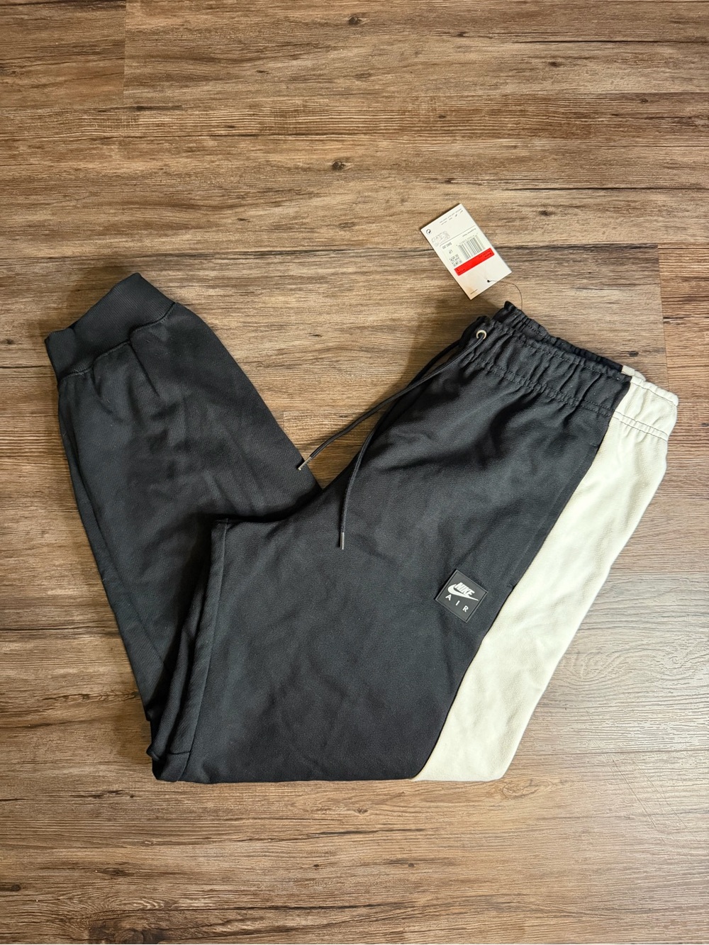 Nike Air Jogger Pants Black/White Colorblock NWT $80 Men’s Size L